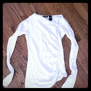 Asymetrical light knit sweater